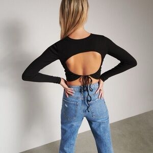 Open Back Tie Longsleeve